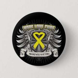 Badge Rond 5 Cm Endometriose Hope Love Cure