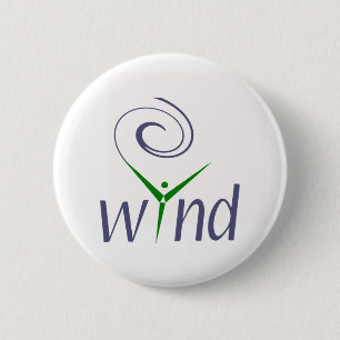 Badge Rond 5 Cm Énergie éolienne