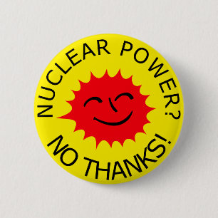 Badge Rond 5 Cm Énergie nucléaire