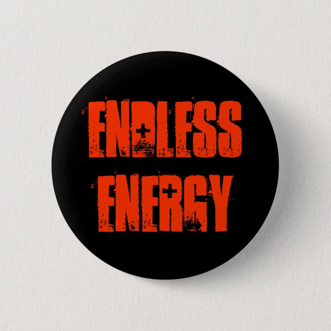 Badge Rond 5 Cm Énergie sans fin (Devant)