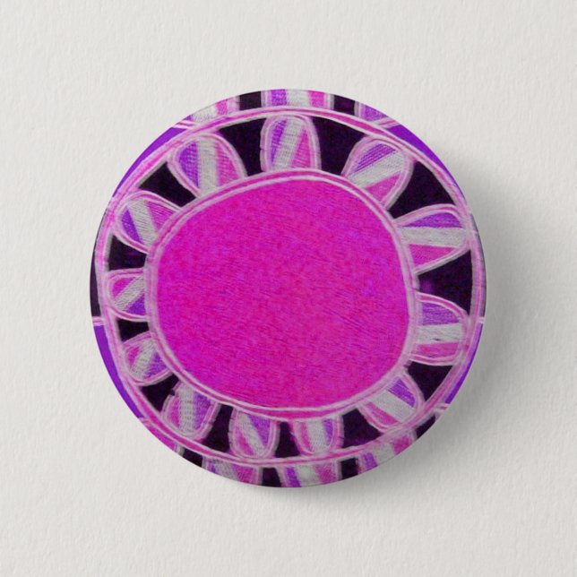BADGE ROND 5 CM ÉNERGIE SOLAIRE SOLAIRE (Devant)