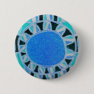 BADGE ROND 5 CM ÉNERGIE SOLAIRE SOLAIRE