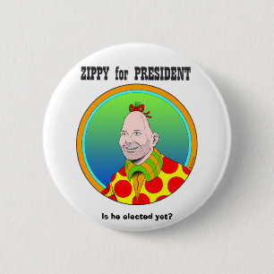 Badge Rond 5 Cm Énergique pour le président !