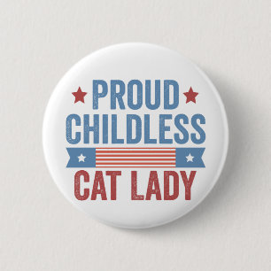 Badge Rond 5 Cm Enfant Chat Lady 2024