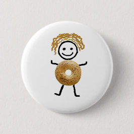 Badge Rond 5 Cm Enfant de bagel