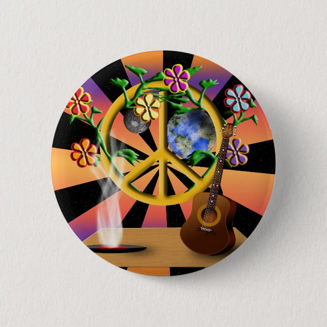 Badge Rond 5 Cm Enfant de Dieu (Devant)