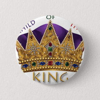 BADGE ROND 5 CM ENFANT DU ROI CROWN