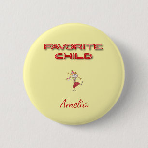 Badge Rond 5 Cm Enfant favori personnalisé