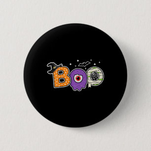 Badge Rond 5 Cm Enfants Halloween saison Éffrayante Citrouille Tod