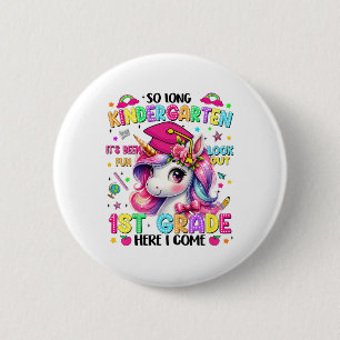 Badge Rond 5 Cm Enfants Si Long Maternelle Diplômé Unic