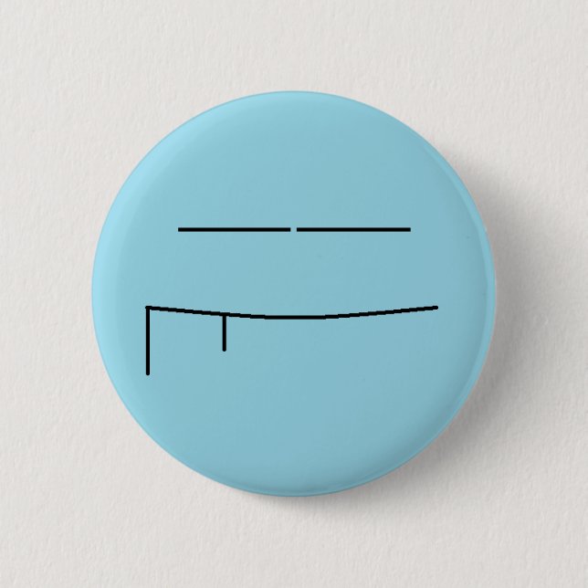 BADGE ROND 5 CM ENNUYÉ (Devant)