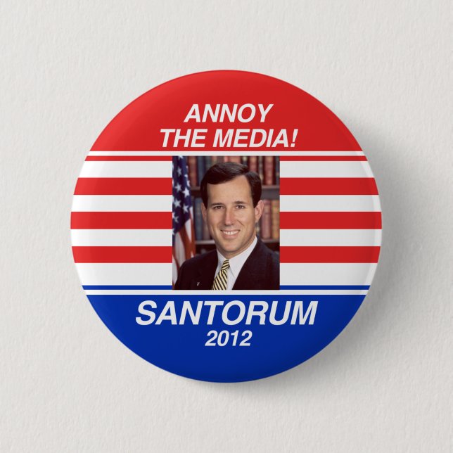 Badge Rond 5 Cm Ennuyez les médias (Devant)