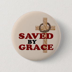 BADGE ROND 5 CM ENREGISTRÉ PAR GRACE