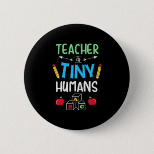 Badge Rond 5 Cm Enseignant Cadeau enseignant minuscules humains