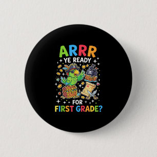 Badge Rond 5 Cm Enseignant de première année retour à l'école pira
