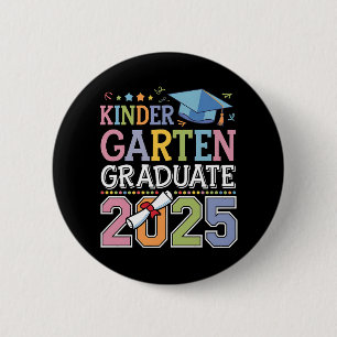 Badge Rond 5 Cm Enseignement de fin d'études 2025