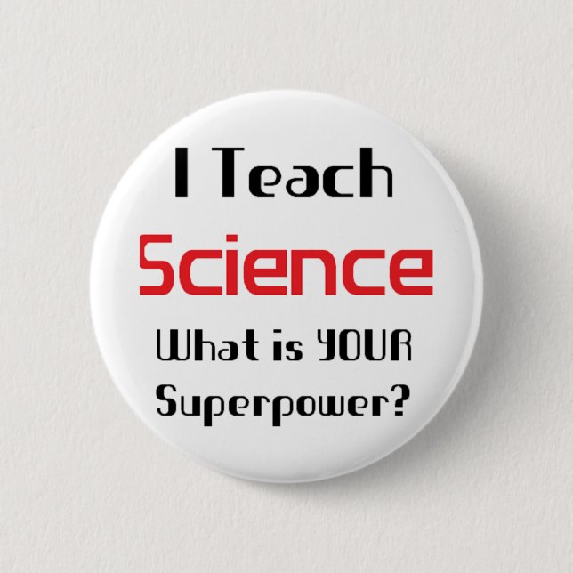 Badge Rond 5 Cm enseignement scientifique (Devant)