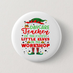 Badge Rond 5 Cm Enseigner Elfes Cutest Atelier Mignonne Garderie E