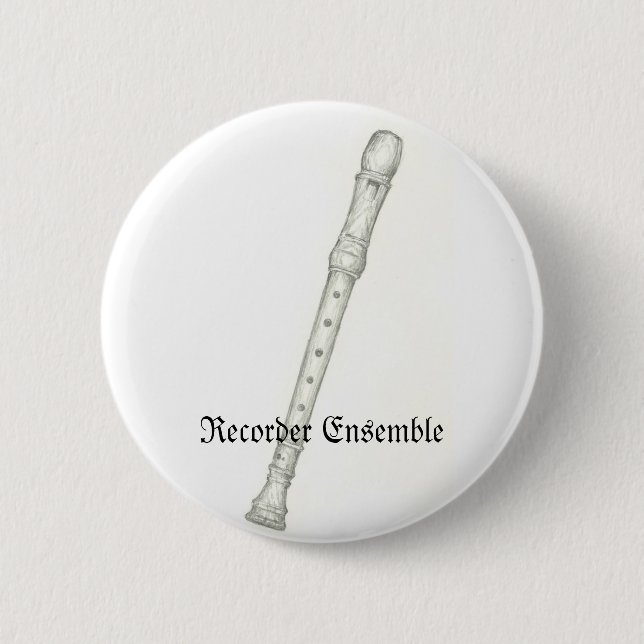 Badge Rond 5 Cm Ensemble d'enregistreur (Devant)