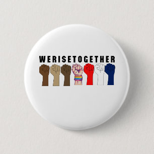 Badge Rond 5 Cm Ensemble Nous montons le design pour chacun