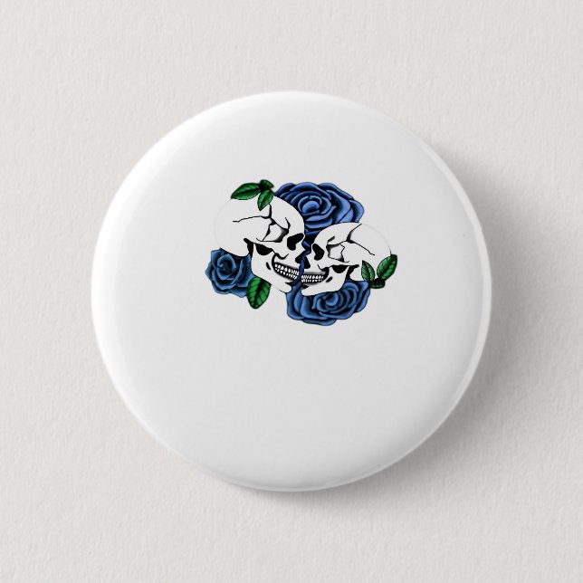 Badge Rond 5 Cm Ensemble Pour Toujours - Jusqu'À La Mort Faites-No (Devant)