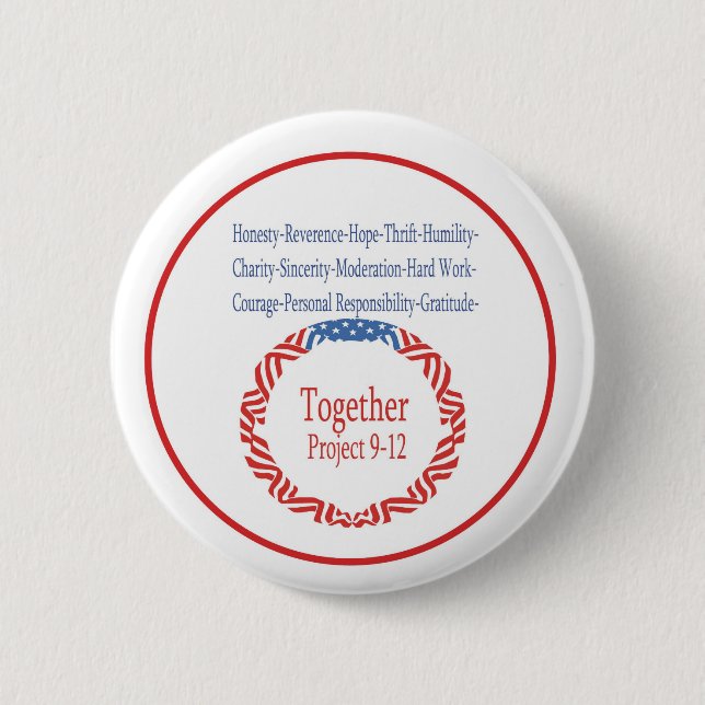 Badge Rond 5 Cm Ensemble, projet 9-12 (Devant)