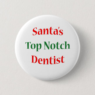 Badge Rond 5 Cm Entaille supérieure de dentiste
