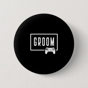 Badge Rond 5 Cm Enterrement de vie de garçon - jeu vidéo pour homm