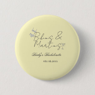 Badge Rond 5 Cm enterrement de vie de jeune fille Bikins & Martini