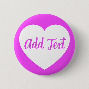 Badge Rond 5 Cm Enterrement de vie de jeune fille Rose