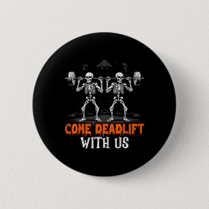 Badge Rond 5 Cm Entraînement de fitness de culturiste haltérophile