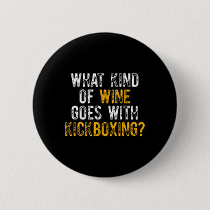 Badge Rond 5 Cm Entraînement de kickboxing Kick Boxing _1