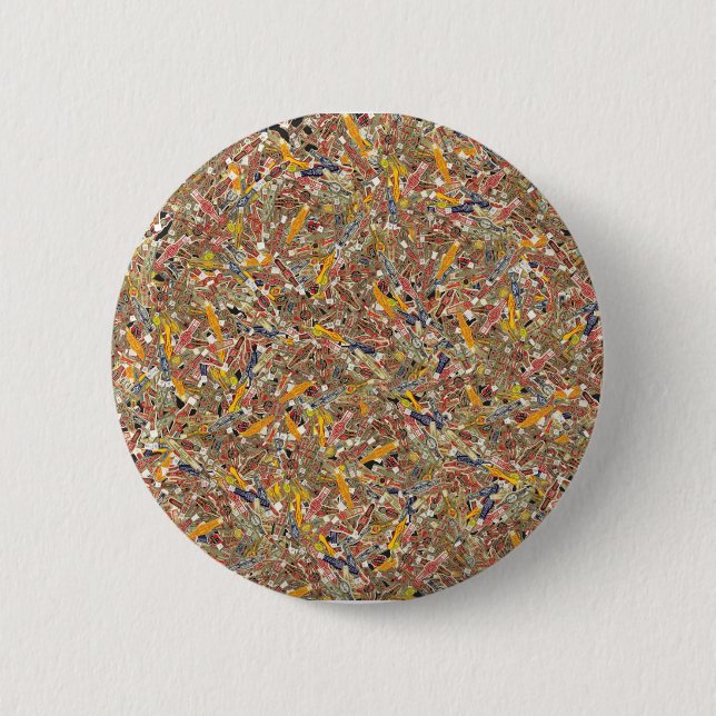 Badge Rond 5 Cm Enveloppeurs à anneaux de cigar (Devant)