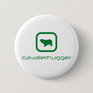 Badge Rond 5 Cm Épagneul cavalier du Roi Charles