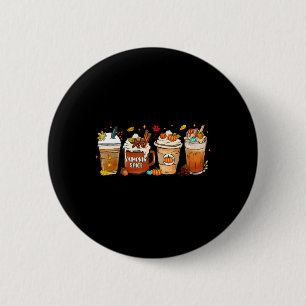 Badge Rond 5 Cm Épice citrouille Fin automne automne Thanksgiving