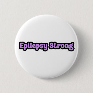 Badge Rond 5 Cm Épilepsie Forte Conscience pourpre