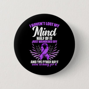 Badge Rond 5 Cm Epilepsy Mind - Survivant de l'épilepsie Sensibili