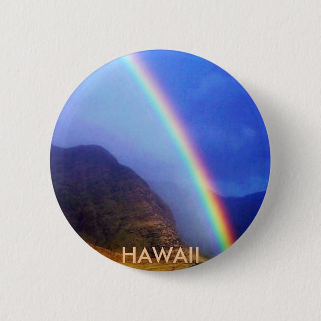 Badge Rond 5 Cm Épinard hawaïen (Devant)