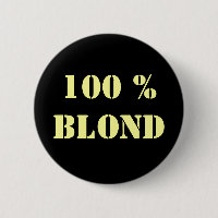 Épingle "100% blond" personnalisable