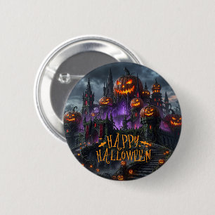 Badge Rond 5 Cm Épingle à bouton Halloween