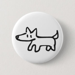 Badge Rond 5 Cm épingle à chien