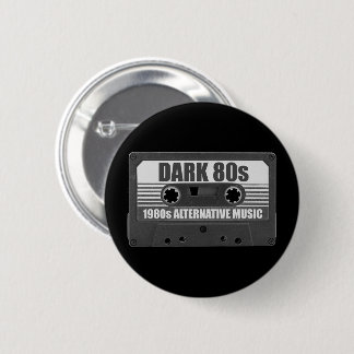 Badge Rond 5 Cm Épingle de bande de la cassette des années 80
