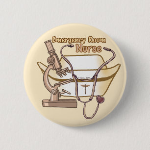 Badge Rond 5 Cm Épingle de collage des infirmières