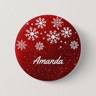 Badge Rond 5 Cm Épingle de vacances avec nom