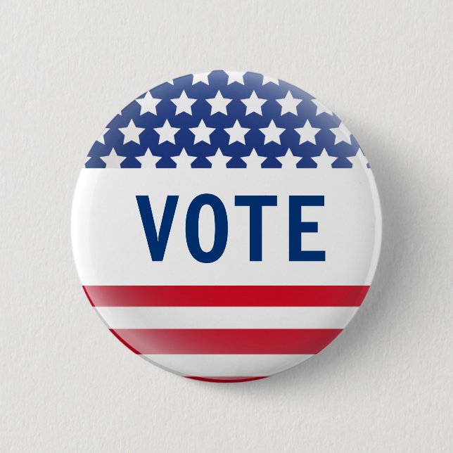 Badge Rond 5 Cm Épingle d'indicateur de vote (Devant)