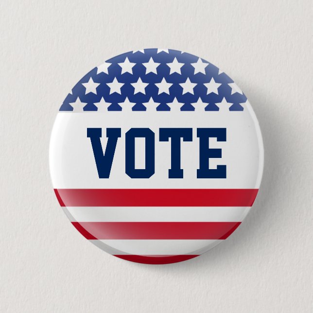 Badge Rond 5 Cm Épingle d'indicateur de vote (Devant)
