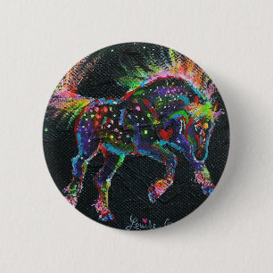 Badge Rond 5 Cm Épingle du bouton pivotant Fireworks