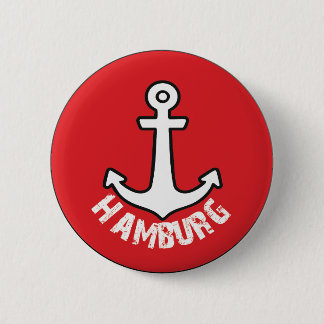 Badge Rond 5 Cm Épingle du logo de Hambourg