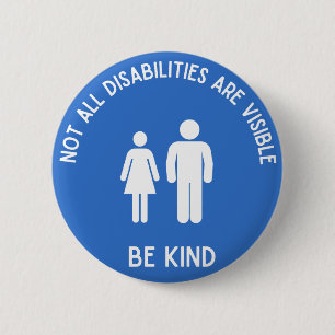 Badge Rond 5 Cm Épingle invisible pour personne