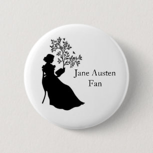 Badge Rond 5 Cm Épingle Jane Austen Fan